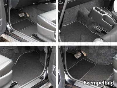 Textile mats BASIC front and rear for Volvo V40 2013-