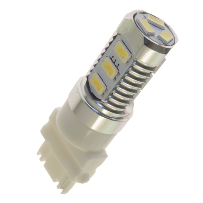 Diode lamp white 12 LED P27W/3156
