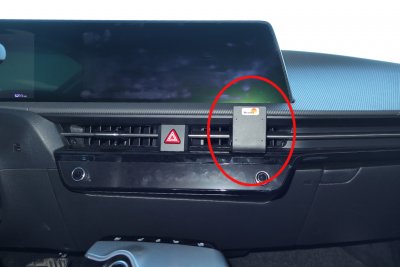 Mobile phone holder Kia EV6 from 2021-