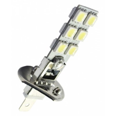 Led lamp 12V 12xSMD Xenon white H1