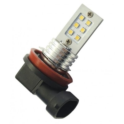 Led lamp 12V 12xSMD Xenon white H8