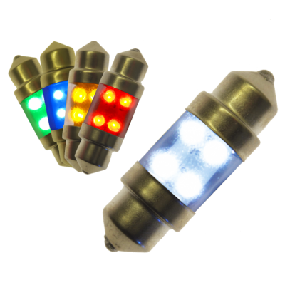 Diode bulb 12V 4xDiode 31mm Festoon/spool bulb