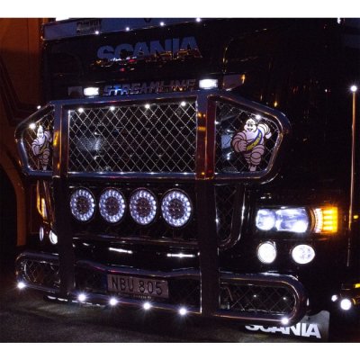 LED Extra light 9" 75W Hi-Lux with parking light