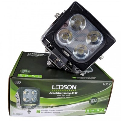 LEDSON Blaze LED Task Light - 43W, Floodlight, Heat Lens