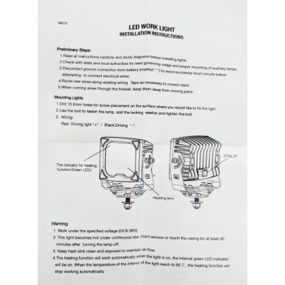 LEDSON Blaze LED Task Light - 43W, Floodlight, Heat Lens