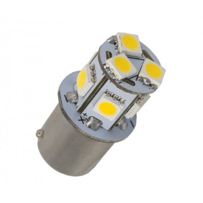 Diode lamp warm white 8 SMD BA15c
