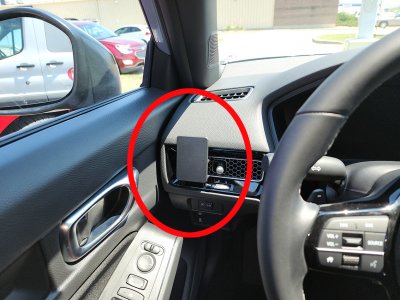 Mobile phone holder Honda Civic from 2022-