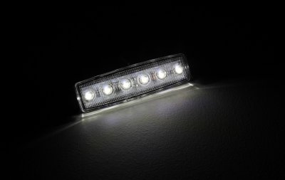 Super slim position light with 6xLED 12-24V E-marked
