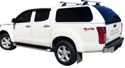 Flap cover with opening windows for Isuzu D-Max (Double Cab) from 2012-