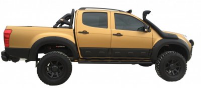 Fender flares Isuzu D-Max from 2012-2020