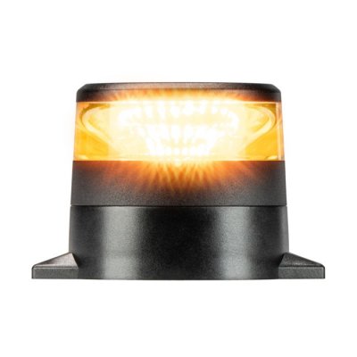LEDSON Optoguard - Mini rotating LED warning light | Orange glass