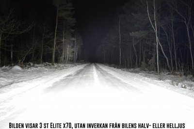 LED extra light Elite X70 - 170 mm, 70 W, 11000 lm, 9-32 V