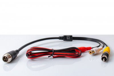 4-pin camera to RCA monitor