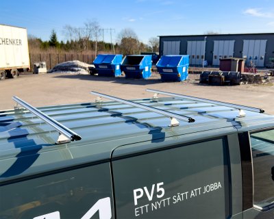 Roof racks 160 cm for Kia PV5 Cargo from 2025- | 3 roof racks