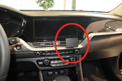 Mobile phone holder Kia Niro 2020-2022 for mounting right of center console