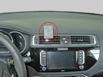 Mobile phone holder Kia Rio from 2015-2016