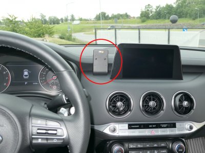 Mobile phone holder Kia Stinger from 2018-