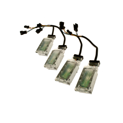 Footstep lighting for VW and Skoda. RGB kit 4, Mobile controlled