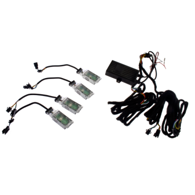 Footstep lighting for VW and Skoda. RGB kit 4, Mobile controlled