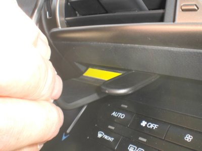 Mobile phone holder Lexus IS from model year 2014-2021