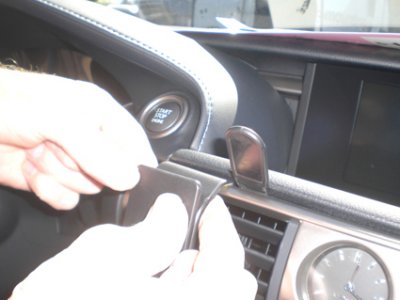 Mobile phone holder Lexus IS from 2014 to 2021