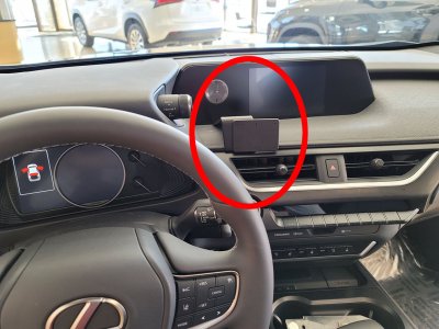 Mobile phone holder Lexus UX from 2018-