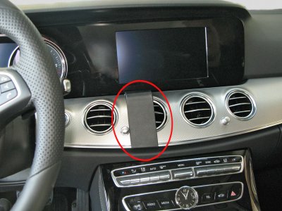 Mobile phone holder for Mercedes-Benz E class from 2016-2023