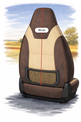 Seat covers for Kabe motorhome – Fiat Ducato 2015-