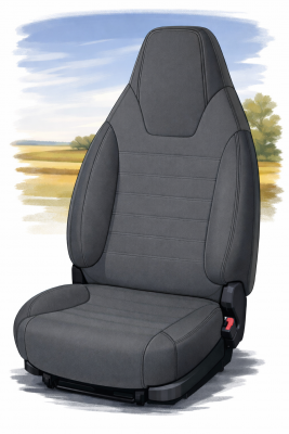 Seat covers for Adria motorhome – Fiat Ducato 2015- | Anthracite