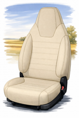 Seat covers for Bürstner motorhome – Fiat Ducato 2015- | Beige