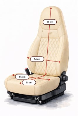 Seat covers for Dethleffs motorhome – Aguti Milan