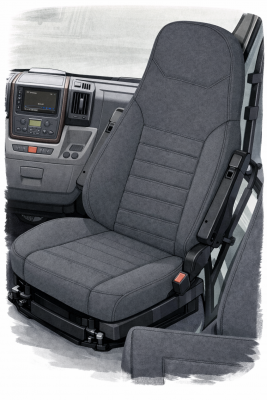 Seat covers for Dethleffs motorhome – Fiat Ducato 2006- | Anthracite