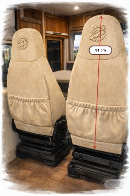 Seat covers for Knaus motorhome – Fiat Ducato 2006-