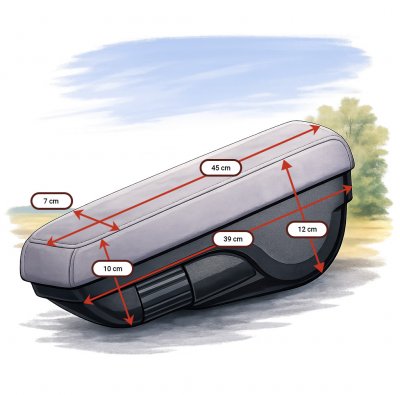 Armrest cover for Dethleffs motorhome