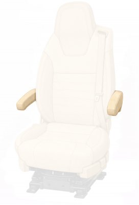 Armrest cover for Dethleffs motorhome - Beige