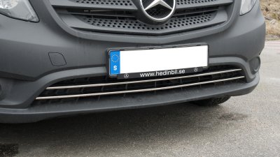 Lower grille Mercedes Vito 2015-2020. for cars with unpainted bumper.