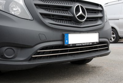 Lower grille Mercedes Vito 2015-2020. for cars with unpainted bumper.