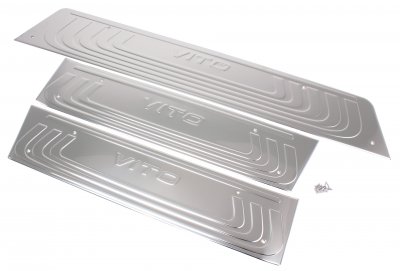 Stainless steel step guard for Mercedes Vito from 2015-