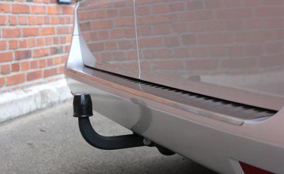 Rear bumper protection in stainless steel for Mercedes-Benz V-Class from 2014-