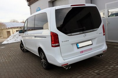Sports exhaust system for Mercedes Vito/V-Class from 2014-
