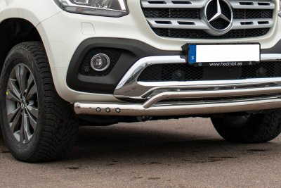 Bull bar with LED Mercedes X-Class 2017-2020