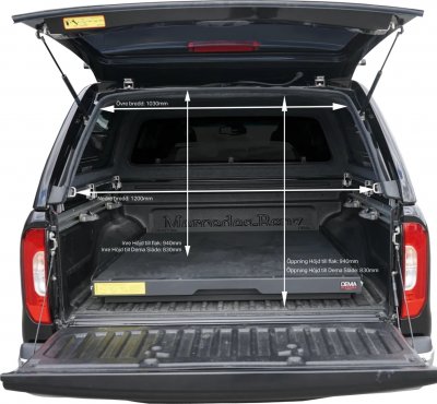 Truck Cap Alpha GX1 for Mercedes-Benz X-Class from 2017-2020