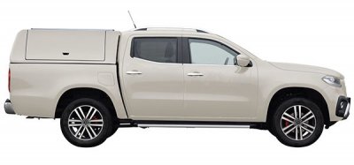 Force Pro cover with opening side hatches for Mercedes X-Class from 2017-
