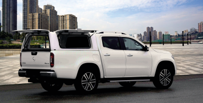 Force Pro cover with opening side hatches for Mercedes X-Class from 2017-