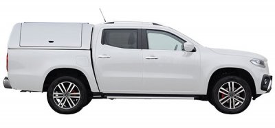 Force Pro cover with opening side hatches for Mercedes X-Class from 2017-