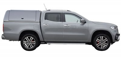 Force Pro cover with opening side hatches for Mercedes X-Class from 2017-