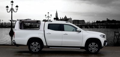 Force Pro cover with opening side hatches for Mercedes X-Class from 2017-