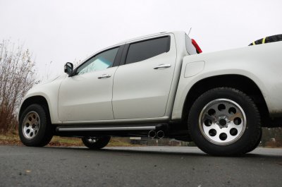 Sports exhaust system for Mercedes-Benz X-Class from 2017-