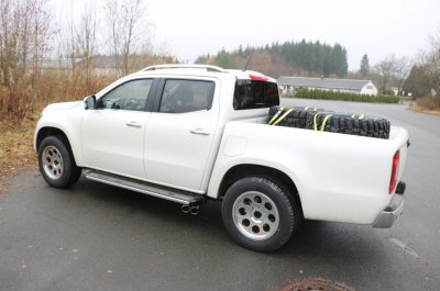 Sports exhaust system for Mercedes-Benz X-Class from 2017-