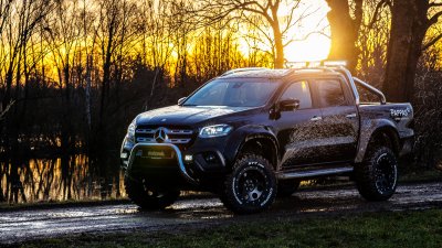 Body extension 100 mm for Mercedes-Benz X-Class 2017-
